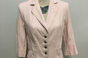 Pink Linen Blazer