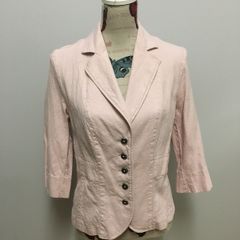 Pink Linen Blazer
