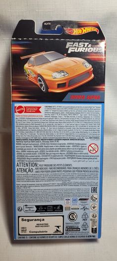 Hot wheels fast and furious