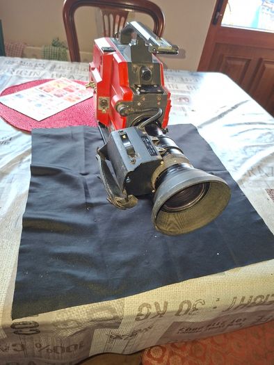 Vintage JVC KY-210 (or KY-210E) three-tube Saticon TV Professional Broadcast Video Camera from the early 1970s