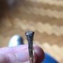 Antique 3stone diamond ring Image 6