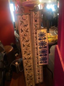 Selection of vintage Danish tapestries