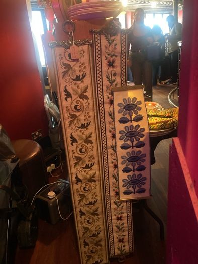 Selection of vintage Danish tapestries
