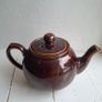 Arthur Wood Brown Ceramic Teapot Image 2