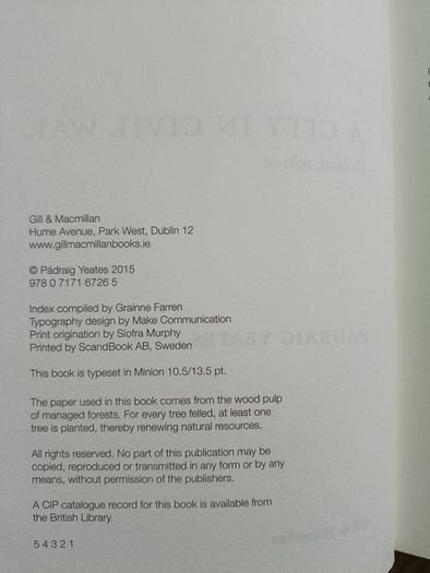 A City in Civil War Dublin 1921 to 1924 by Padraig Yeates hardback with dustcover in very good condition FREE STANDARD POSTAGE INCLUDED