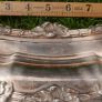 Vintage Double Vegetable Dish In Silver Plated Metal Image 6