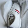 Tommy Hilfiger Men's Vulcanized Sneakers Core Stripes Mesh Low Top, White, EU 44, UK 10 Image 7