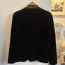 Hand embroidered Nissa black velvet blazer Image 5