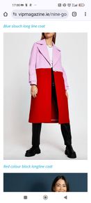 pink and red coat