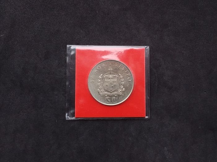 1974 Western Samoa 1 Tala Coin - Xth Commonwealth Games ( Boxing ) Uncirculated in Original Mint Package