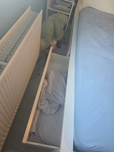 Double Bed Frame (Ikea Malm)