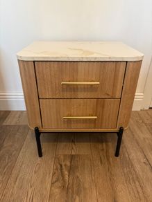 Pair of 2-Drawer Bedside Lockers