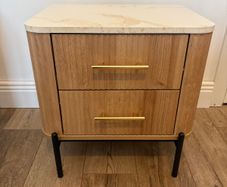 Pair of 2-Drawer Bedside Lockers