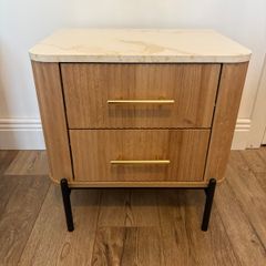 Pair of 2-Drawer Bedside Lockers