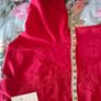 Vintage red blouse with embroidered detail uk 16 Image 10