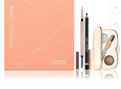 JANE IREDALE DAZZLE & SHINE BROW KIT - LIGHT perfect as Christmas present brand new