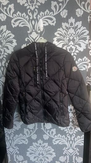 Moncler Black Quilted Jacket - Womens Size 6-8