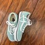 UK 13 mint green vans Image 2