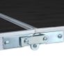 Foldable Camping Table Grey Aluminium 240x60 cm Image 6