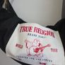 True Religion Black Denim Hobo Bag Y2K NWT Image 2