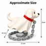 Floating Ghost Dog - Optical Illusion Halloween Decor - Dog Lover Gift - 3D Image 4