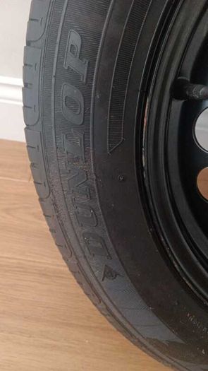 Dunlop 185/65R15 spare wheel with jack and brace