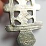 Vintage Large Coptic Cross Pendant, Replica Portland Art Museum Silver Plated (Cross length 3,5") Image 6