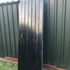 Timber steel gate