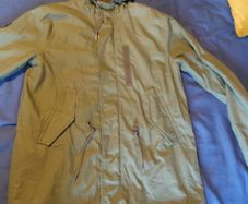 Superdry green parka mens size L