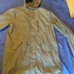 Superdry green parka mens size L