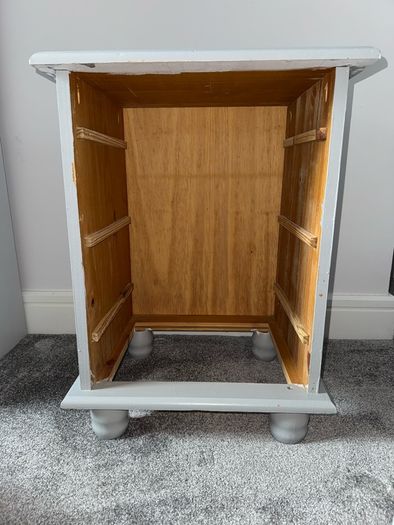 Solid Wood 3 Drawer Bedside Locker