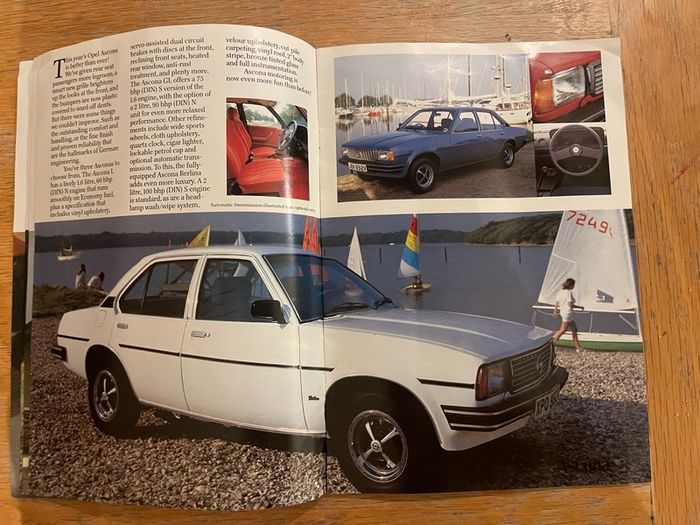 Original Irish OPEL Sales Catalogue