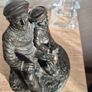 Rare Signed Jeanne Rynhart Bronze "Old Sailor & Boy" Limited Edition E/750 Image 2