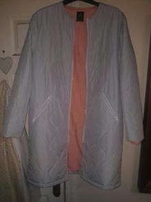 Blue Quilted Jacket