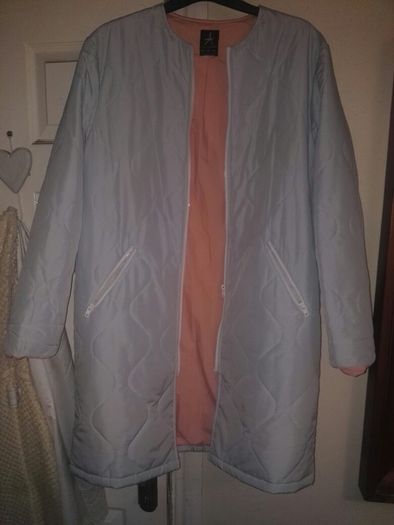 Blue Quilted Jacket