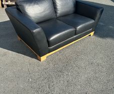 Leather 2 Seater Couch Sofa