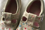 clarks doodles canvas t bar shoes