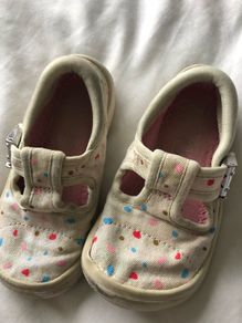 clarks doodles canvas t bar shoes