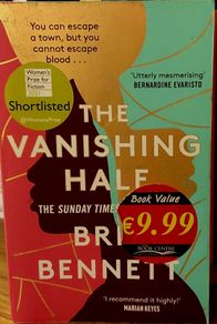 The Vanishing Half. Brit Bennett. Four books 10 euro