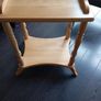 side oak table ,   2 tier Image 2