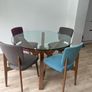 Mid century style dining table and chairs Image 5