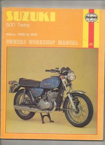 Suzuki 500 Twins Haynes Manual 1968-1975