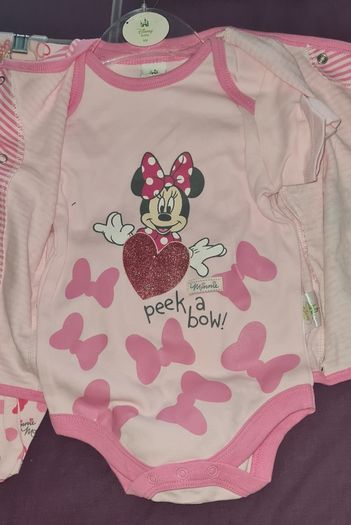 Minnie Mouse 4 Piece Set. 6-9 Months. New