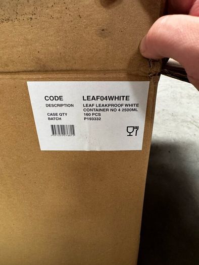 2500ml Leakproof Food Containers  Brand New