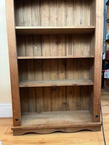 Solid wood shelf