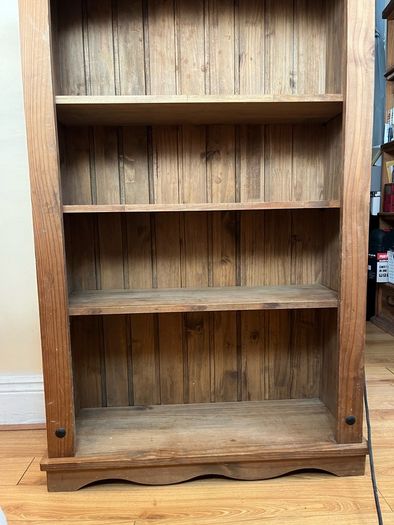Solid wood shelf