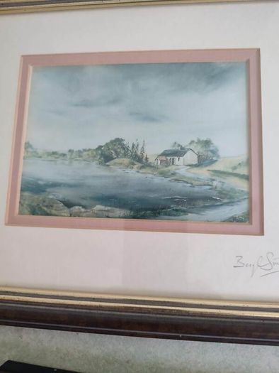 Set Of 4 Framed And Signed Photo Prints By Baryl Suitor Irish Artist.