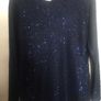F&F navy dress with sequins size 12 New with tags Image 2