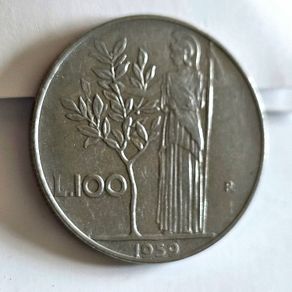 Italian 100 Lire 1959 Beautiful VF coin