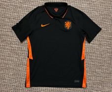 NETHERLANDS HOLLAND football jersey shirt away black orange